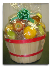 Fresh fruit gift basket